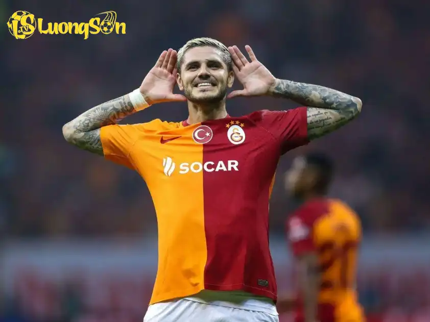Icardi đang lĩnh xướng hàng công của Galatasaray khi Osimhen gặp chấn thương (Ảnh: 4kwallpapers) Icardi đang lĩnh xướng hàng công của Galatasaray khi Osimhen gặp chấn thương